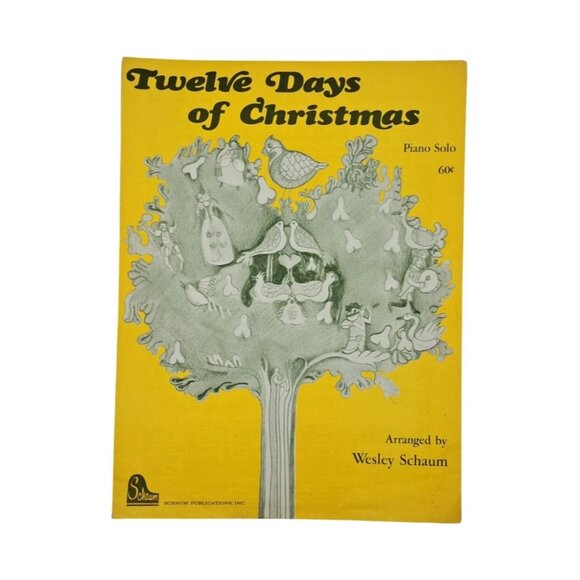 Vintage Christmas Sheet Music Collection Twelve Days Frosty The Snowman & Jubile - Picture 2 of 9